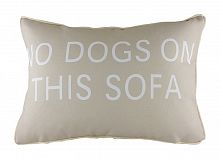 подушка с надписью no dogs on this sofa в Нижнекамске