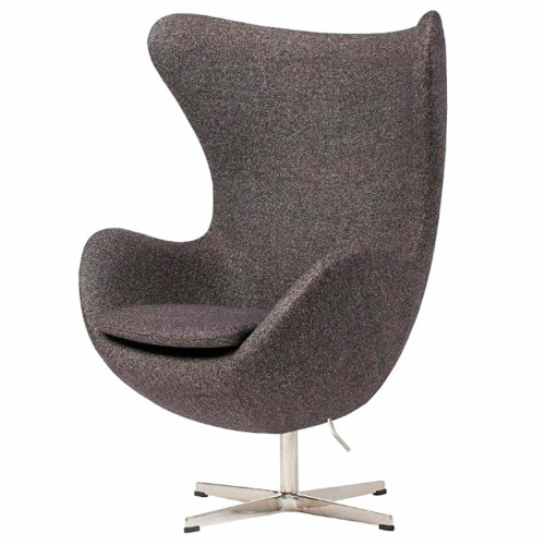 кресло egg chair серое в Нижнекамске