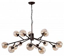 подвесная люстра crystal lux bueno sp-pl15 янтарная в Нижнекамске