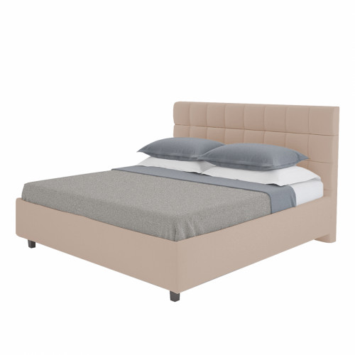 кровать двуспальная 160х200 серо-коричневая wales в Нижнекамске