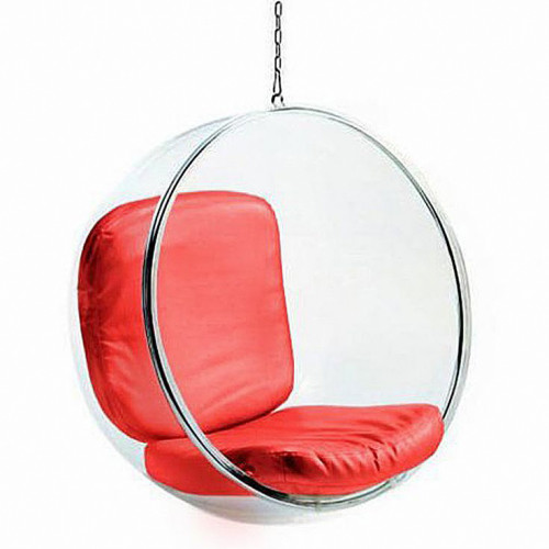 кресло bubble chair красное в Нижнекамске