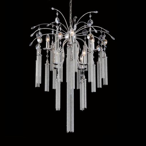 подвесная люстра crystal lux ethno sp8 хром в Нижнекамске