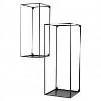 набор подсвечников настенный черный deco от eichholtz, 76/60 см, 2 штуки в Нижнекамске