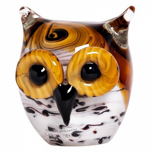 статуэтка сова коричнево-желтая в Нижнекамске