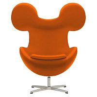 кресло egg mickey оранжевое в Нижнекамске