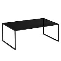 стол журнальный london lite black черное стекло в Нижнекамске