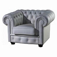кресло честерфилд (chesterfield) серое р в Нижнекамске