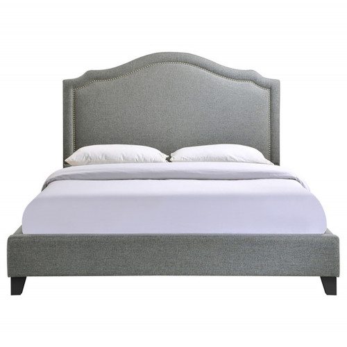 кровать двуспальная 180х200 серая cassis upholstered в Нижнекамске
