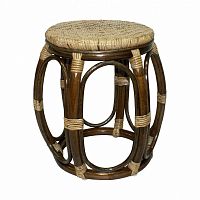 табурет из ротанга drum коричневый в Нижнекамске