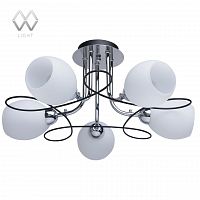 потолочная люстра mw-light альфа 324013405 белая в Нижнекамске