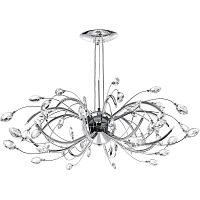 подвесная люстра lightstar tenalia 747164 хром в Нижнекамске