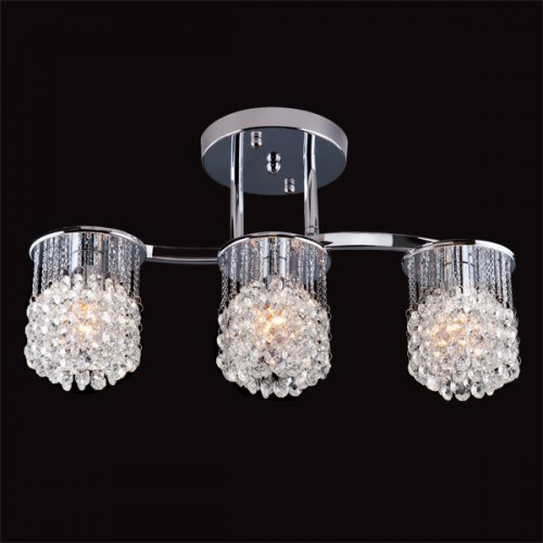 потолочная люстра eurosvet 3222/3 хром strotskis в Нижнекамске