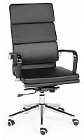кресло для руководителя norden chairs зуум, обивка: искусственная кожа, цвет: экокожа черная в Нижнекамске