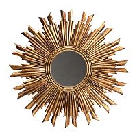 зеркало-солнце золотое диаметр 60 см sunburst vintage в Нижнекамске