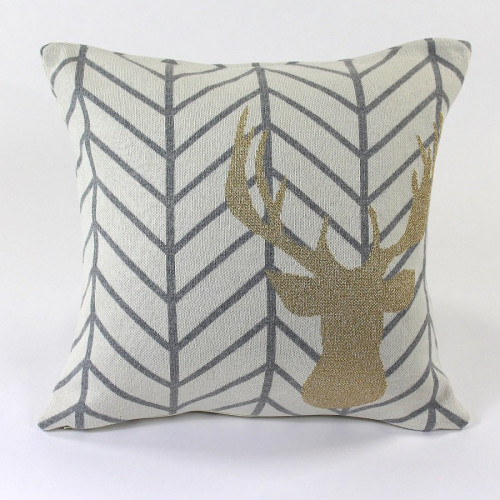 подушка с рисунком golden deer, 45х45 см в Нижнекамске