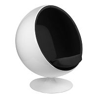кресло eero aarnio style ball chair черное в Нижнекамске