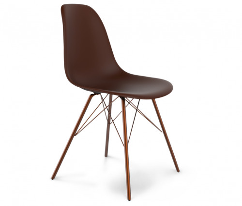 стул dsr коричневый s37 (eames style) в Нижнекамске