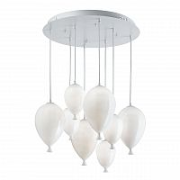 подвесная люстра ideal lux clown sp8 bianco в Нижнекамске