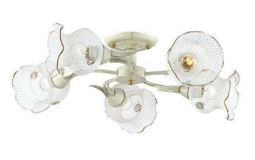 потолочная люстра lumion rozetta 3108/5c белая в Нижнекамске