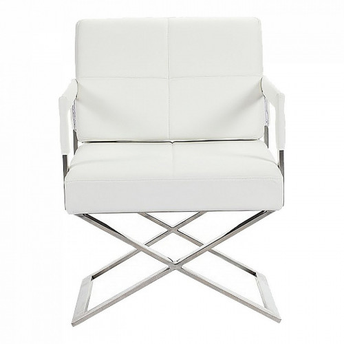 кресло aster x chair кожа белое в Нижнекамске