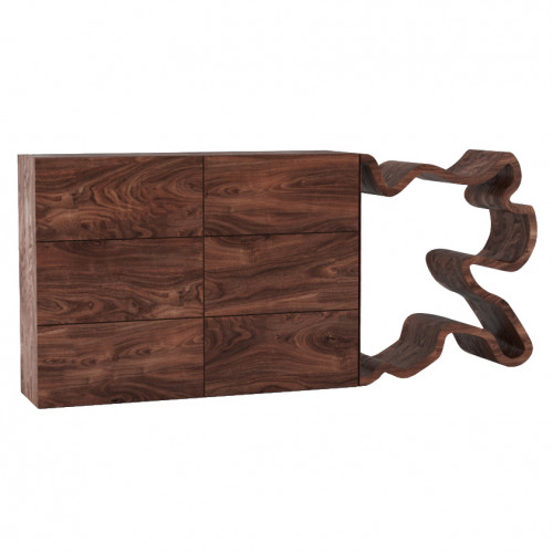 комод пень тонкий 6 ящиков орех от odingeniy в Нижнекамске