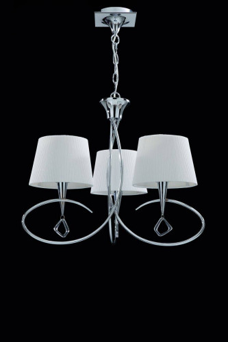 подвесная люстра mantra mara chrome - white 1640 в Нижнекамске