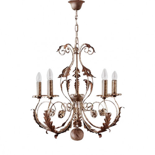 люстра 4962/5_v0580 от mm lampadari коричневая в Нижнекамске