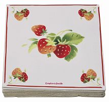 салфетки бумажные клубника comptoir de famille в Нижнекамске