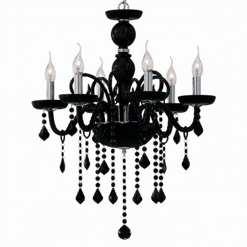 подвесная люстра ideal lux giudecca sp6 nero в Нижнекамске