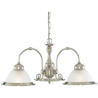 подвесная люстра arte lamp american diner a9366lm-3ss белая в Нижнекамске