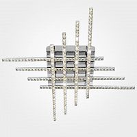 потолочный светодиодный светильник eurosvet soprano 90041/8 хром в Нижнекамске