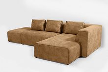 диван industrial loft угловой коричневый правый угол в Нижнекамске