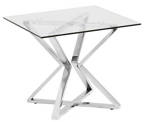 стол журнальный cube silver хром в Нижнекамске