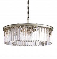 люстра prism silver 80 серебро, прозрачное стекло в Нижнекамске