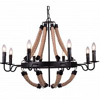 подвесная люстра arte lamp marsiglia a8956lm-8bk в Нижнекамске