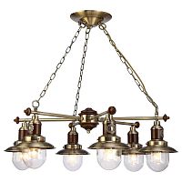 подвесная люстра arte lamp sailor a4524lm-6ab в Нижнекамске