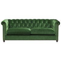 диван chesterfield 2.0 прямой зеленый в Нижнекамске