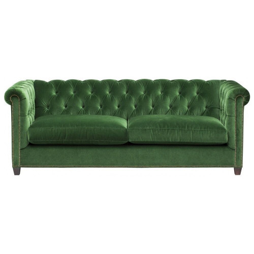 диван chesterfield 2.0 прямой зеленый в Нижнекамске