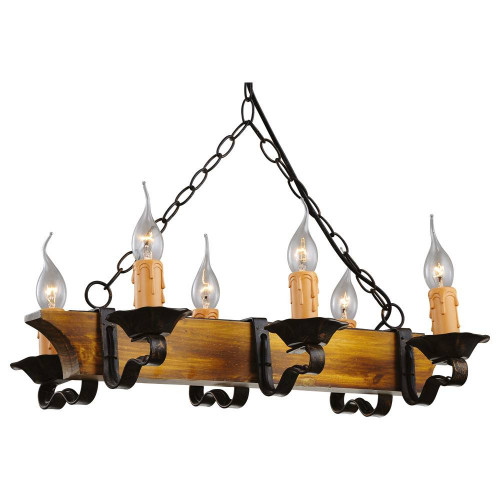 подвесная люстра arte lamp taverna a9525lm-6br в Нижнекамске