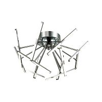 потолочная светодиодная люстра odeon light spring 4104/48cl в Нижнекамске