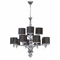 дизайнерская подвесная люстра spot light lyon 5070124 черная в Нижнекамске