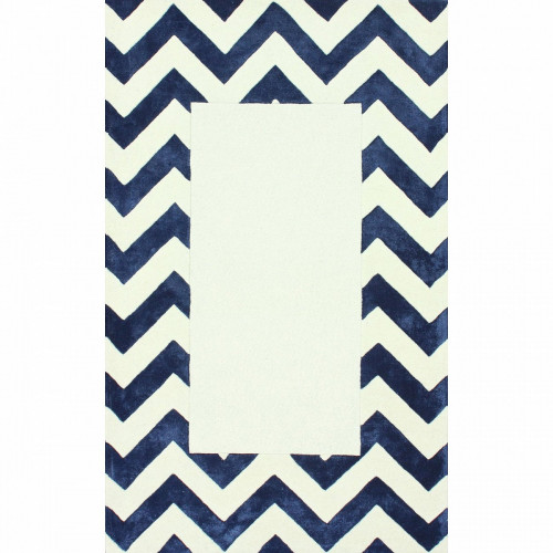ковер zig zag синий с квадратом 160х230 в Нижнекамске