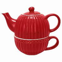 чайник с чашкой alice red в Нижнекамске