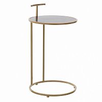 стол glass circle золотой, черный в Нижнекамске