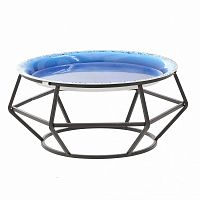 стол blue geo синий, черный в Нижнекамске