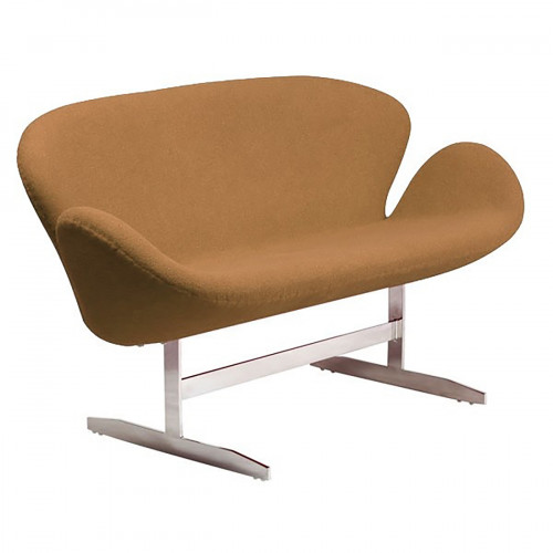 диван swan sofa прямой коричневый в Нижнекамске