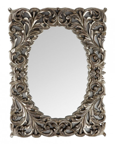 зеркало прямоугольное настенное серебро массимо florentine silver в Нижнекамске