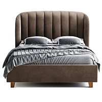 кровать двуспальная 160х200 коричневая tulip в Нижнекамске