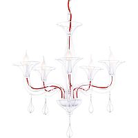 подвесная люстра arte lamp artefact a3225lm-5wh белая в Нижнекамске