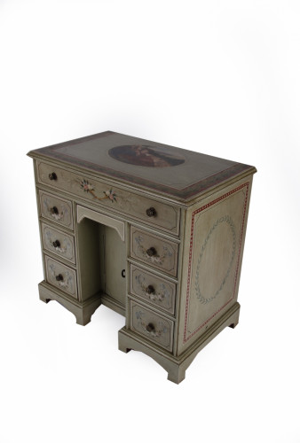 стол mini pedestal desk зеленый с рисунком в Нижнекамске